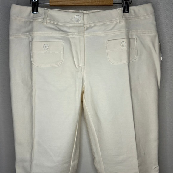 INC International Concepts White Skinny Leg Pants Womens Size 6 Pockets NWT - Picture 1 of 10